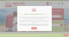Desktop Screenshot of maxizoo.fr